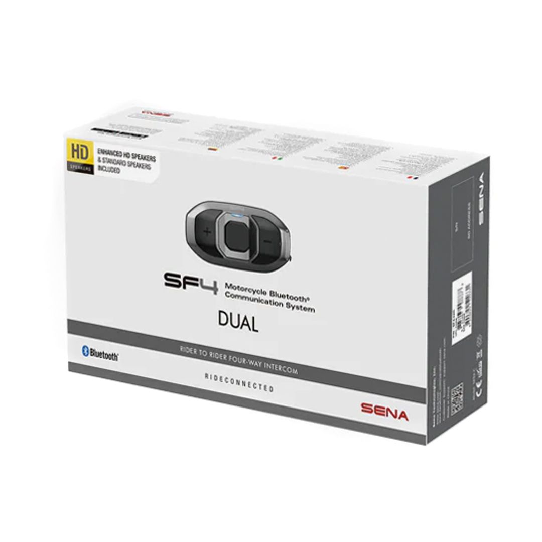 Sena SF4-02D Motorcycle Bluetooth Comm System Dual Pack