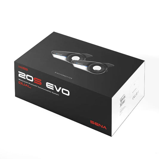 Sena 20S-EVO-11D Motorcycle BT Comms System Dual Pack