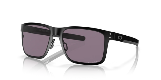 Oakley Holbrook Metal Sunglasses (Matte Black) Prizm Grey Lens