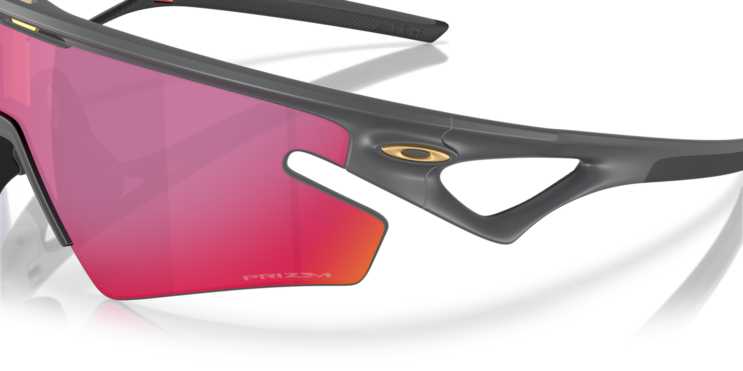 Oakley Sphaera Slash Sunglasses (Matt Carbon) Prizm Road Lens