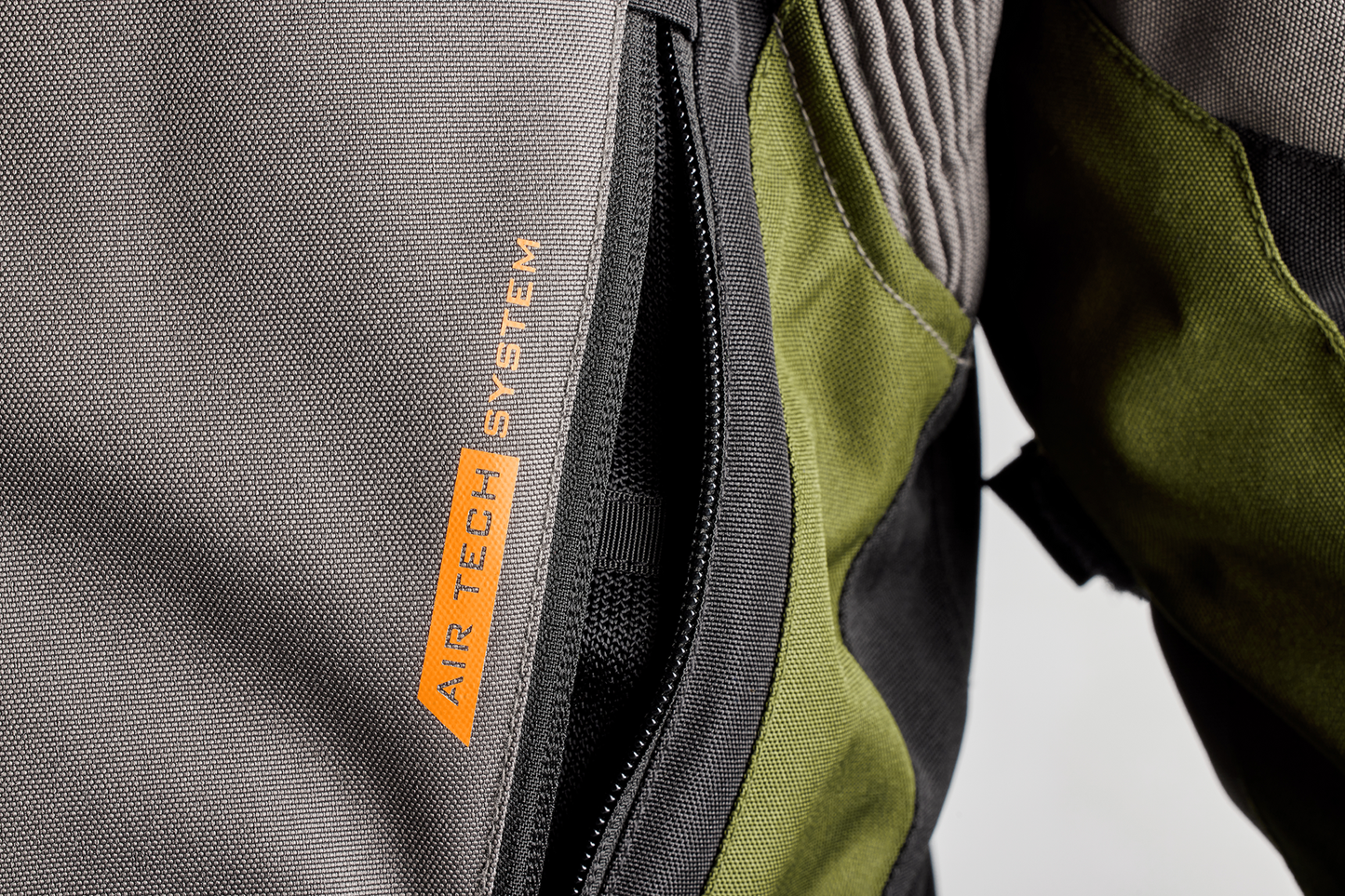 RST Maverick Evo (CE) Men's Textile Jacket - Khaki/Grey/Orange