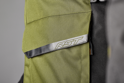 RST Maverick Evo (CE) Men's Textile Jacket - Khaki/Grey/Orange