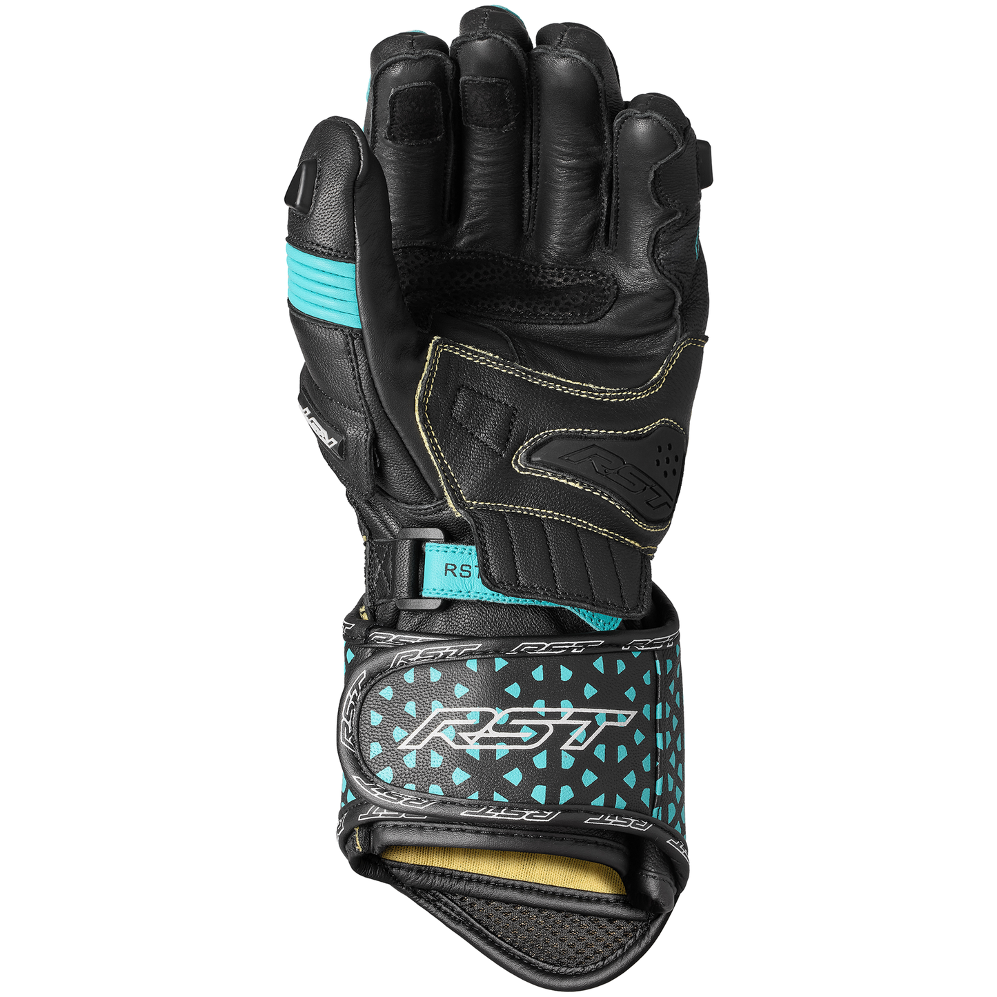 RST Tractech Evo 4 Ladies Gloves (CE) - BLUE/AQUA/GREY