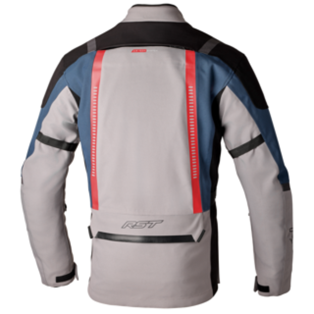 RST Pro Series Vulcan CE Mens Textile Jacket Silver Blue