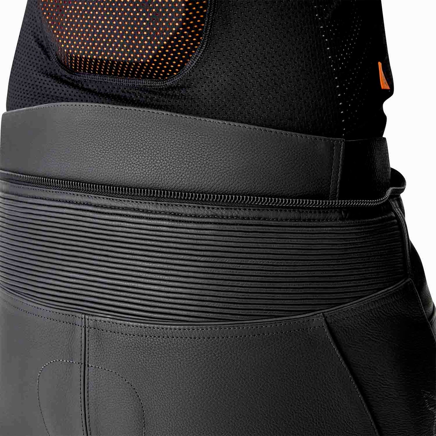 RST RST S1 D30 Men's Short Leg Leather Pants - Black/Black - View 6