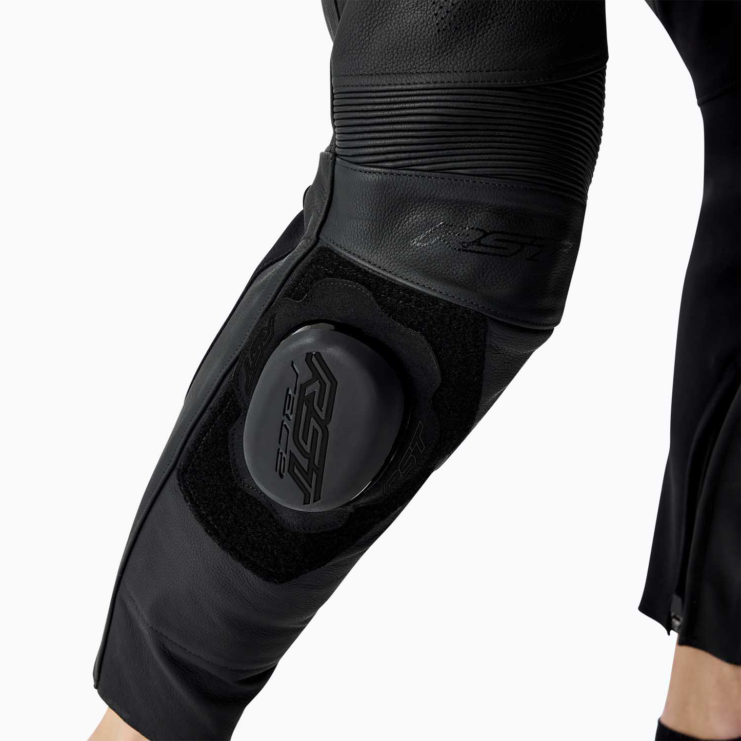RST RST S1 D30 Ladies Leather Pants - Black/Black - View 6