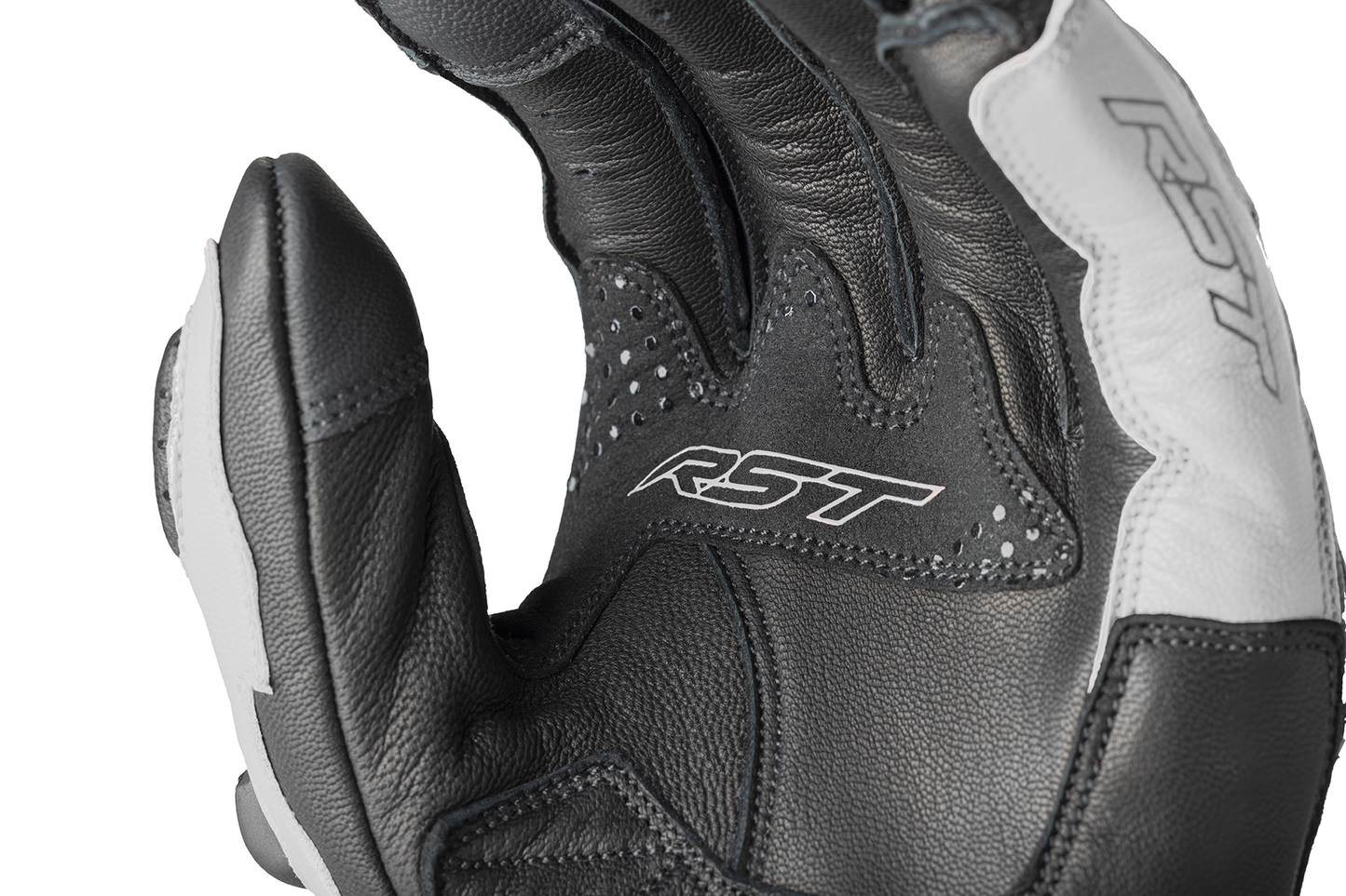 RST RST Freestyle 3 D3O Gloves White - Rear View