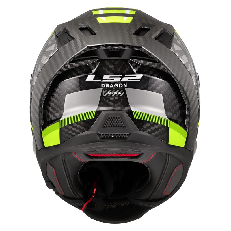LS2 FF807 DRAGON TRAX H-V YELLOW HELMET   (Includes Additional Dark Visor)