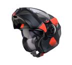 Caberg Duke Evo Indy Matt Gun Metal/Red Fluo/Black Helmet