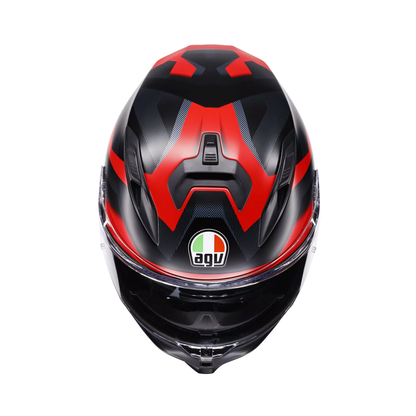 AGV AGV K7 GLIMPSE - Matt Black / Red - View 7