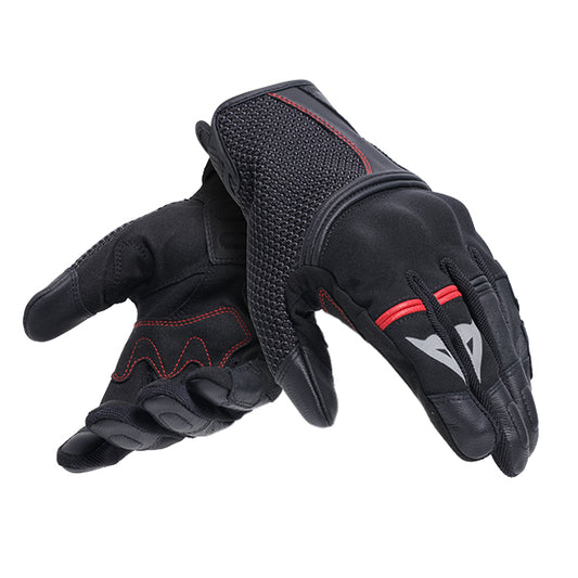 DAINESE NAMIB GLOVES BLACK RED 631