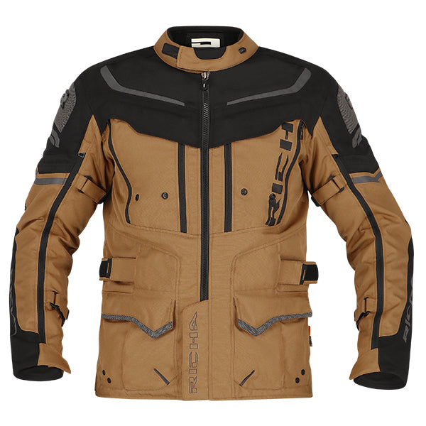 RICHA INFINITY 2 ADVENTURE JACKET CAMEL/BLACK