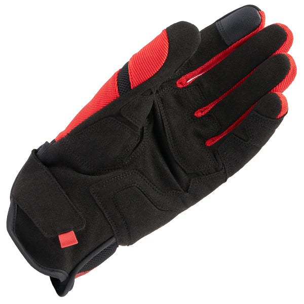DAINESE MIG 3 AIR TEX GLOVES BLACK RED B78