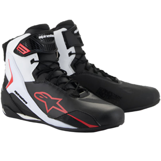 Alpinestars Faster 4 Shoes Black White Red