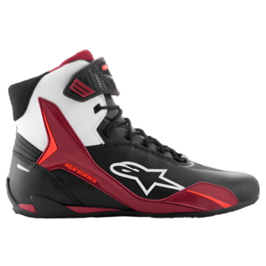 Alpinestars Faster 4 Shoes Black White Dark Red