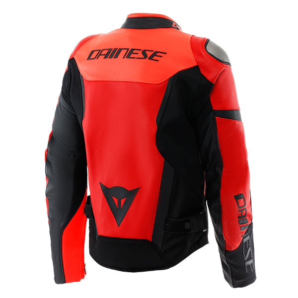 DAINESE IPERATTIVA LEAT-TEX BLACK RED JACKET 779