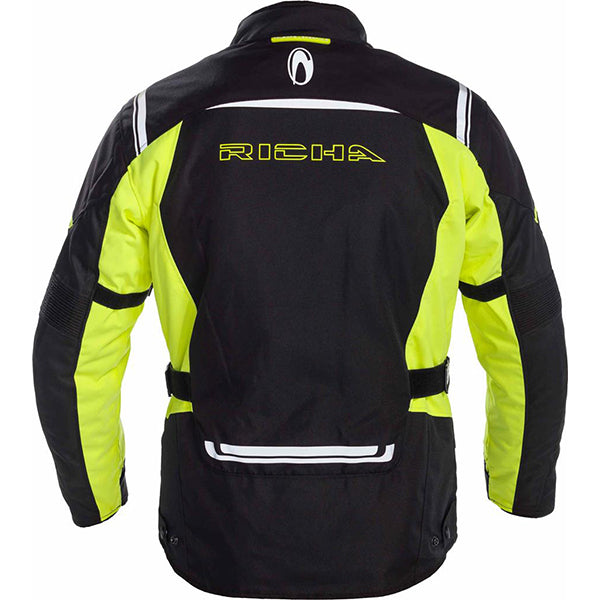 RICHA STORM 2 JACKET BLACK/YELLOW FLU