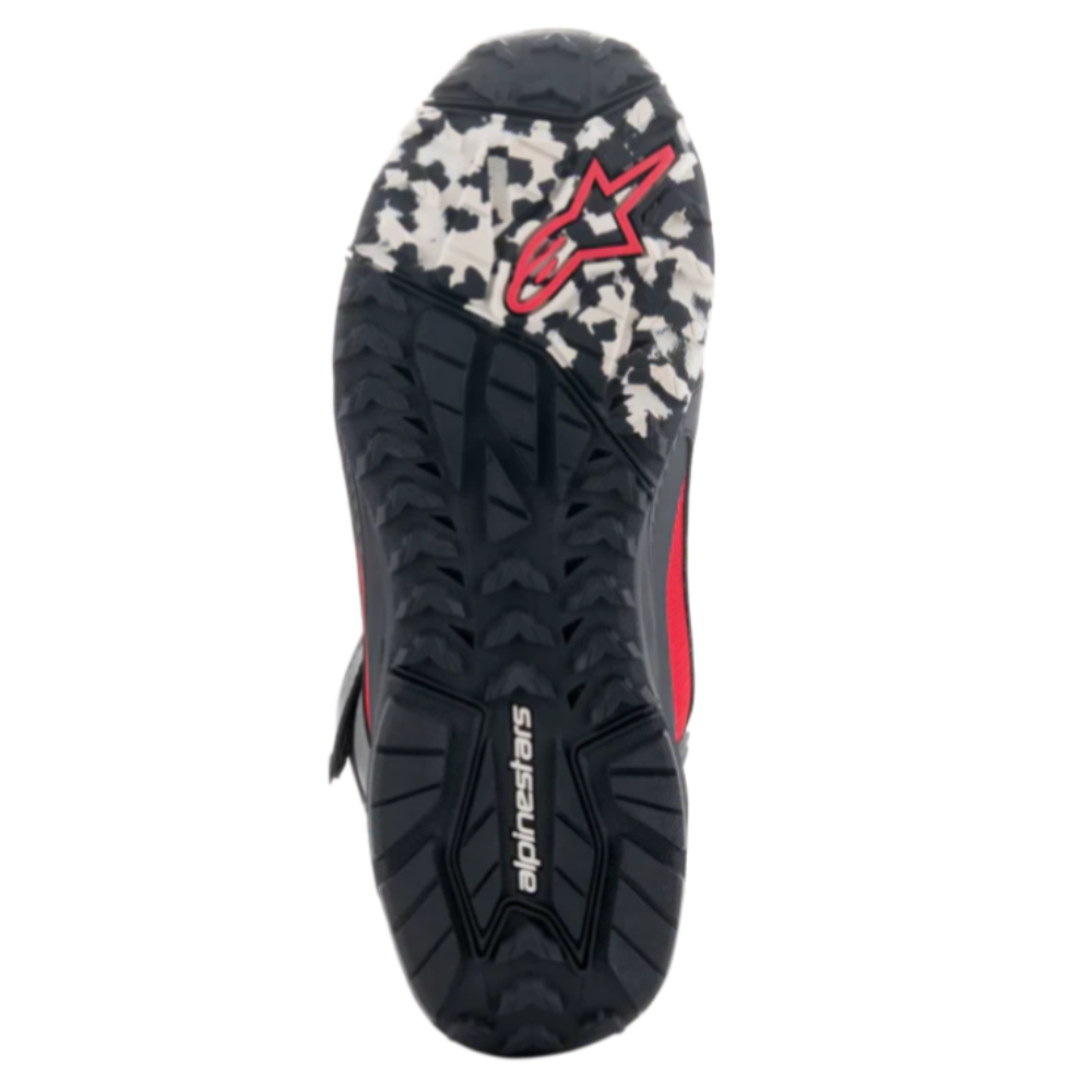 Alpinestars Speedstreet Shoes Black Ecru Bright Red