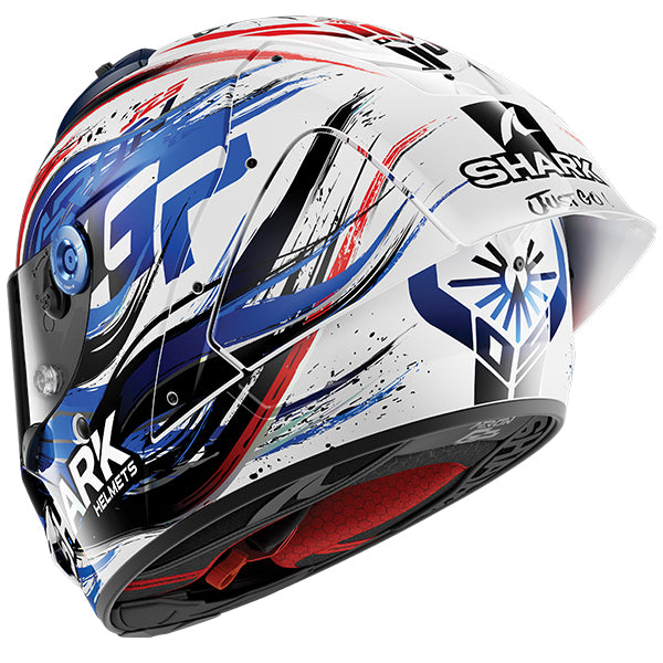 Shark SHARK AERON-GP FIM RACING ZARCO WKB - Rear View