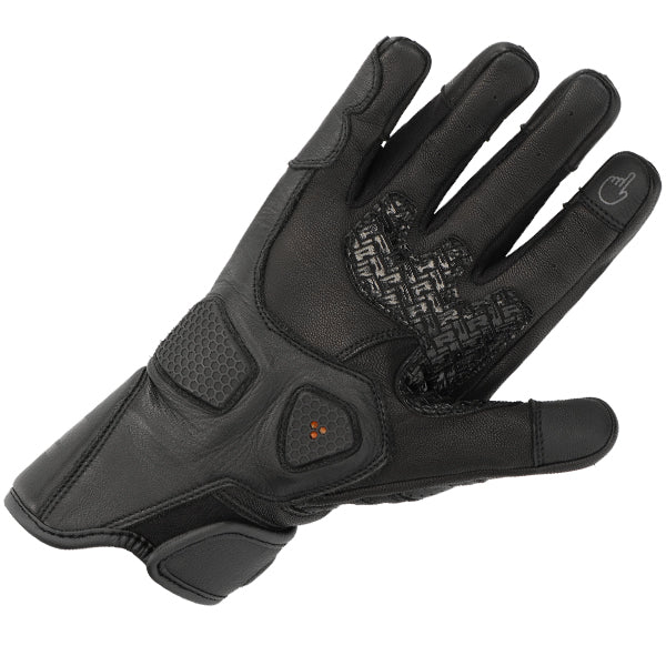 RICHA STRADALE STEALTH GLOVES BLK/BLK
