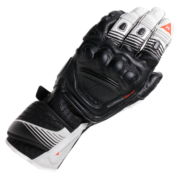 DAINESE FIERO METAL GLOVES N32 Black White