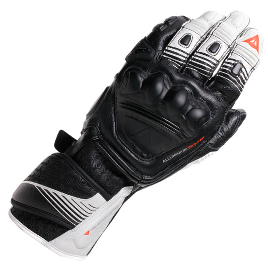 DAINESE FIERO METAL GLOVES N32 Black White