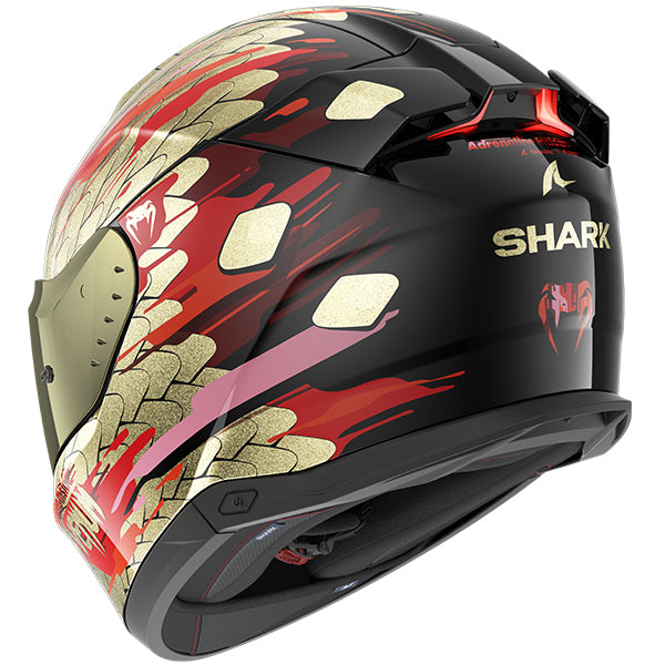 Shark SHARK SKWAL i3 VENUM KRQ - Rear View