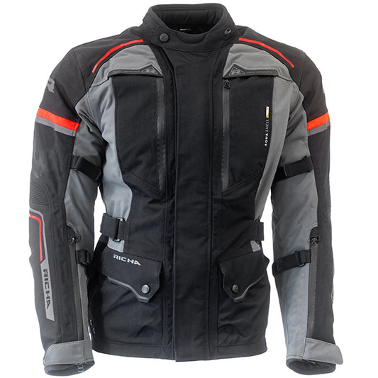 RICHA INFINITY PRIME LAMINATED JACKET BLACK GREY RED