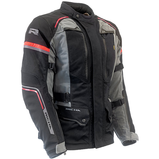 RICHA INFINITY PRIME LAMINATED JACKET BLACK GREY RED