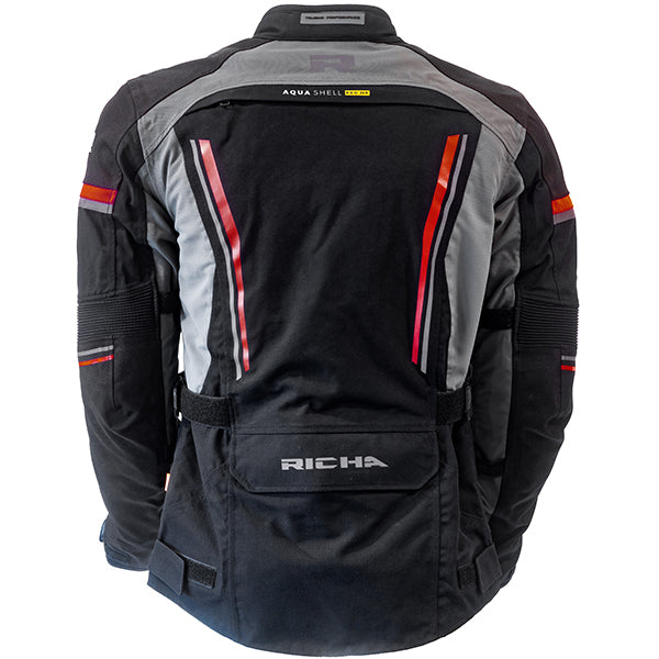 RICHA INFINITY PRIME LAMINATED JACKET BLACK GREY RED