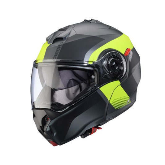 Caberg Duke Evo Indy Matt Gun Metal/Yellow Fluo/Black Helmet