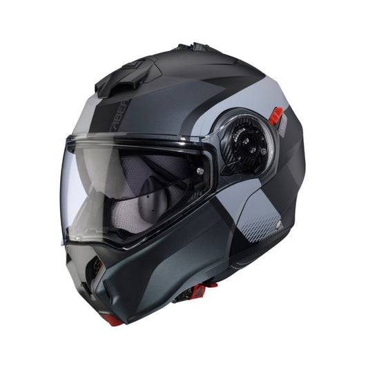Caberg Duke Evo Indy Matt Black/Gun/Grey Helmet