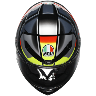 AGV AGV K6-S ERAZER - BLACK/RED/F.YELLOW - View 7