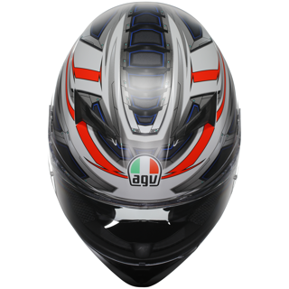 AGV AGV K3 SPACE - WHIITE/F.RED - View 6