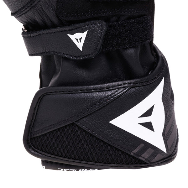 Dainese Reacto Carbon Long Leather Gloves - Black / Anthracite