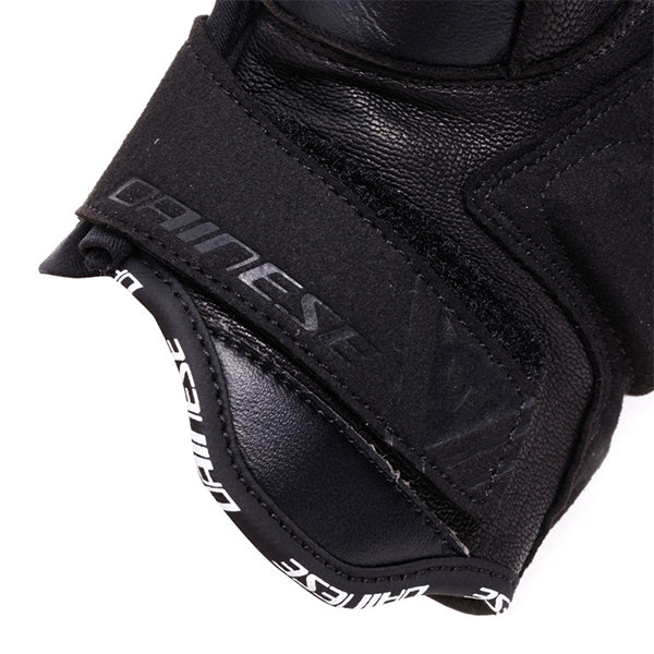 Dainese Reacto Carbon Short Leather Gloves - Black