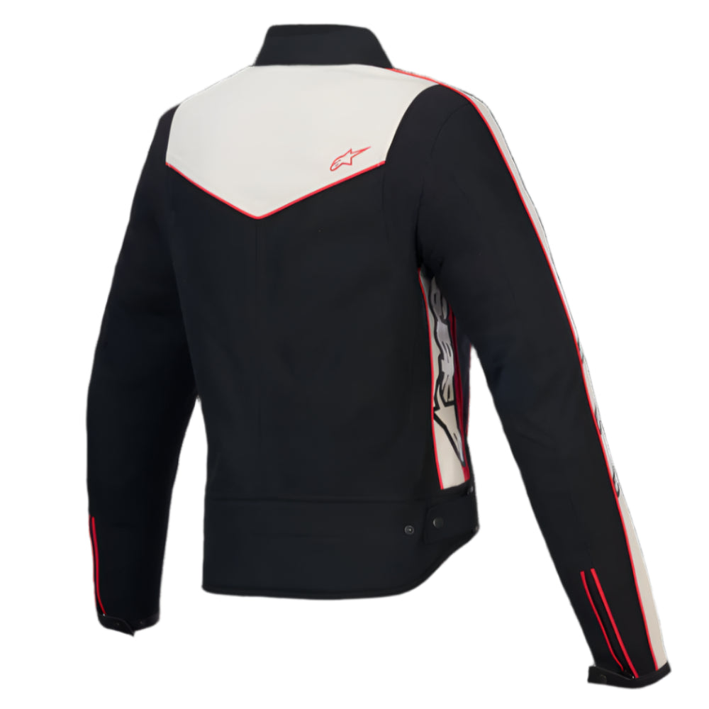 Alpinestars Alpinestars Stella T-Dyno WR Jacket Black Ecru Bright Red - Side View