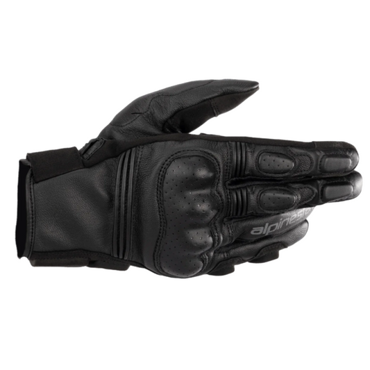 Alpinestars Phenom Leather Gloves - Black/Black