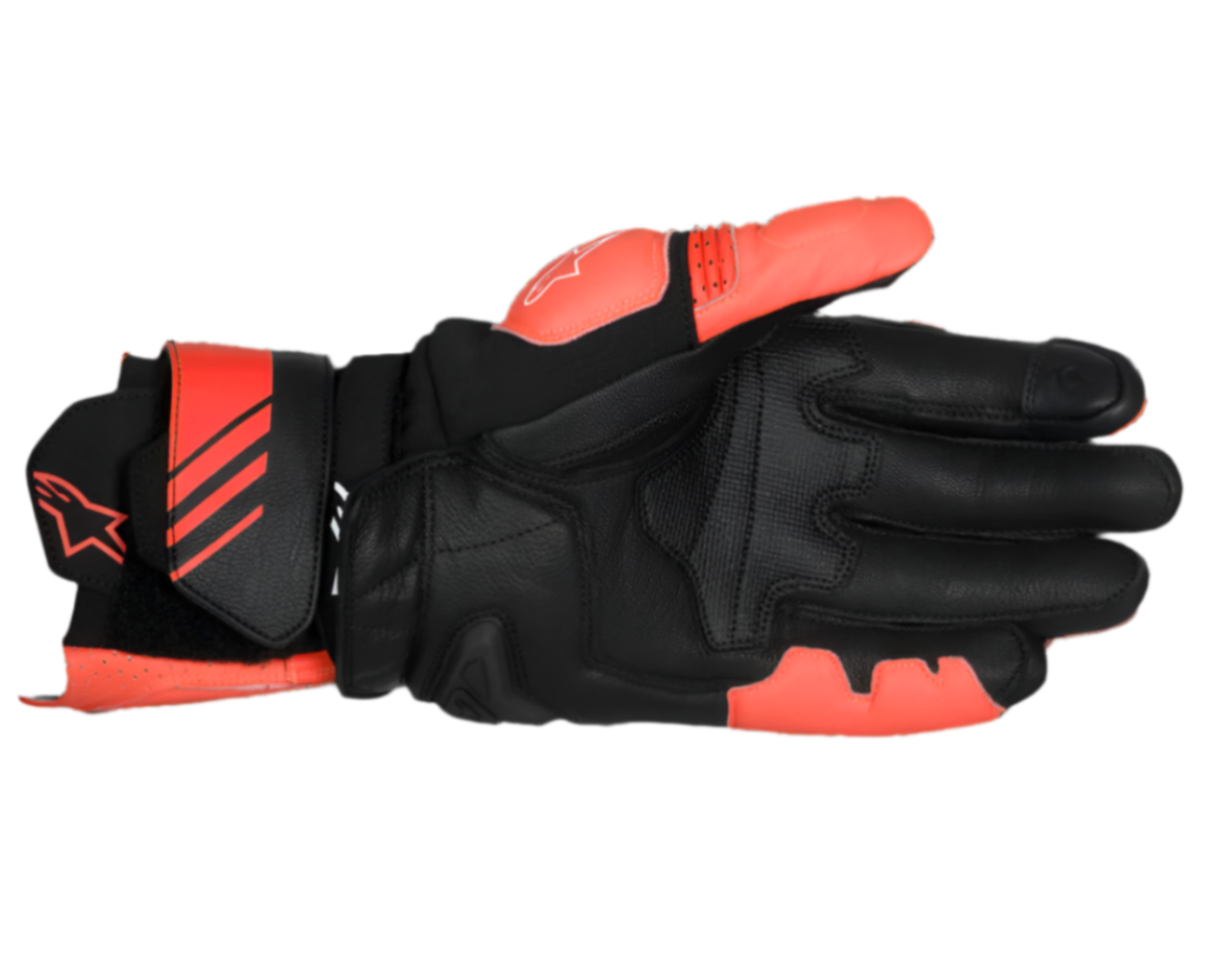 Alpinestars GP Plus R V3 Gloves Bright Red Red Fluo Black