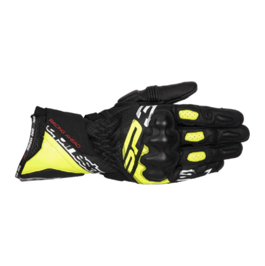 Alpinestars SP-3 Gloves Black Yellow Fluo White