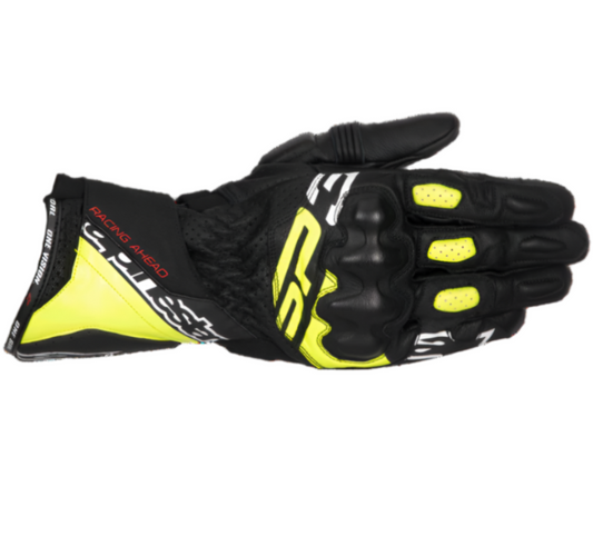 Alpinestars SP-3 Gloves Black Yellow Fluo White