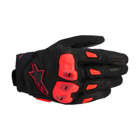 Alpinestars SP X 7 Gloves Black Dark Red Red Fluo Gloves