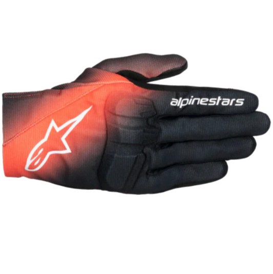 Alpinestars Reef V2 Gloves Black Red Fluo White