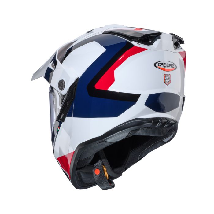 Caberg Tanami Scram White/Red/Blue Helmet