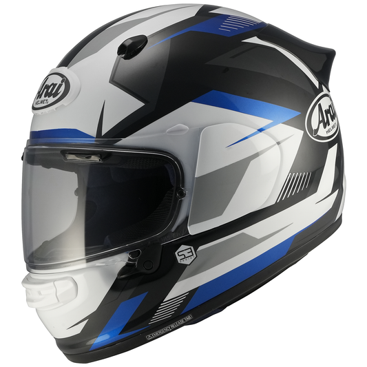 Arai Quantic Supra Blue with FREE Clear Pinlock