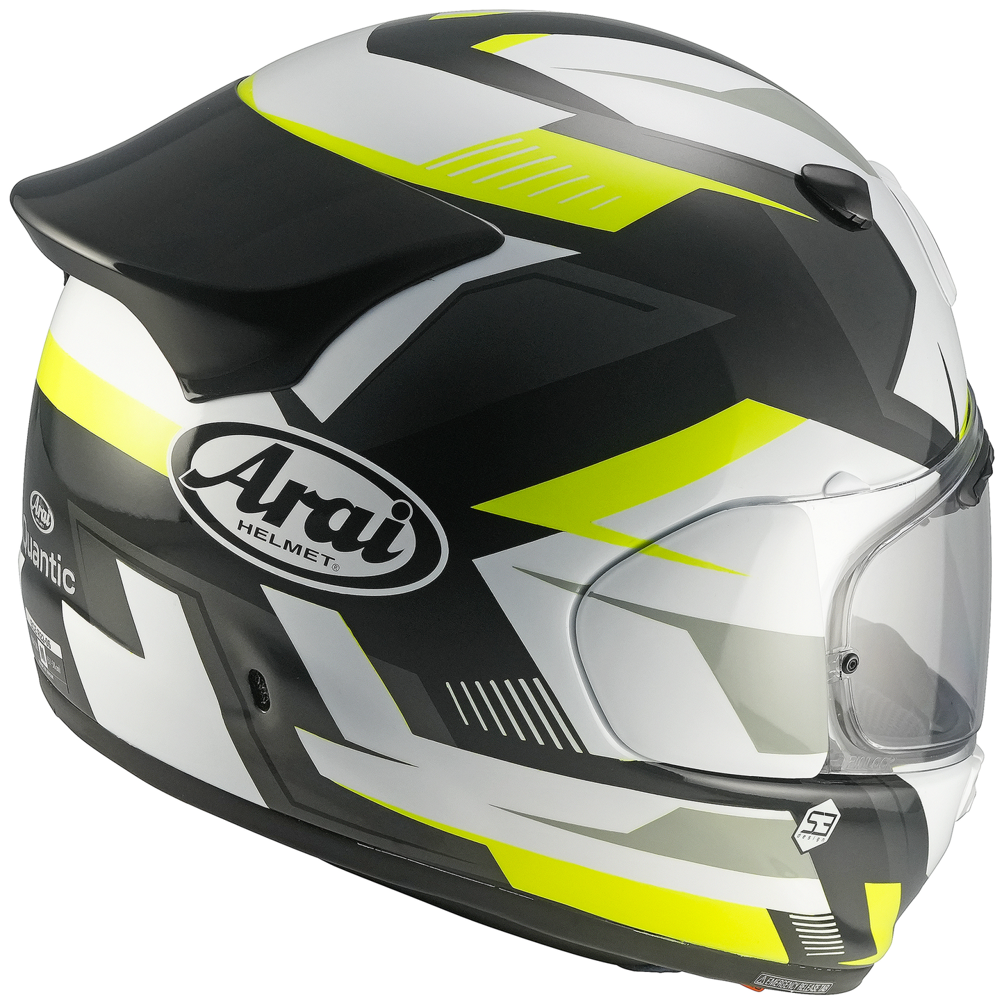 Arai Arai Quantic Supra Yellow - Side View