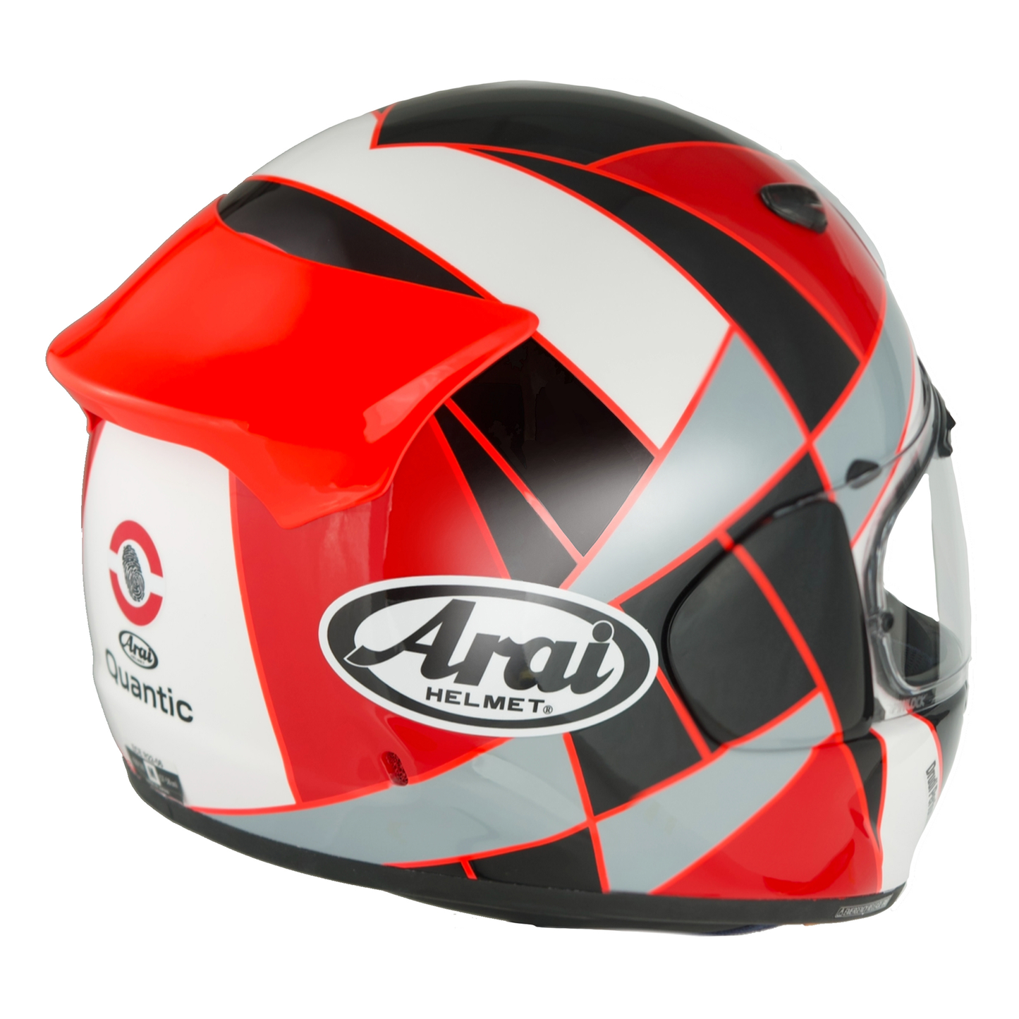 Arai Arai Quantic Peak Red - Side View