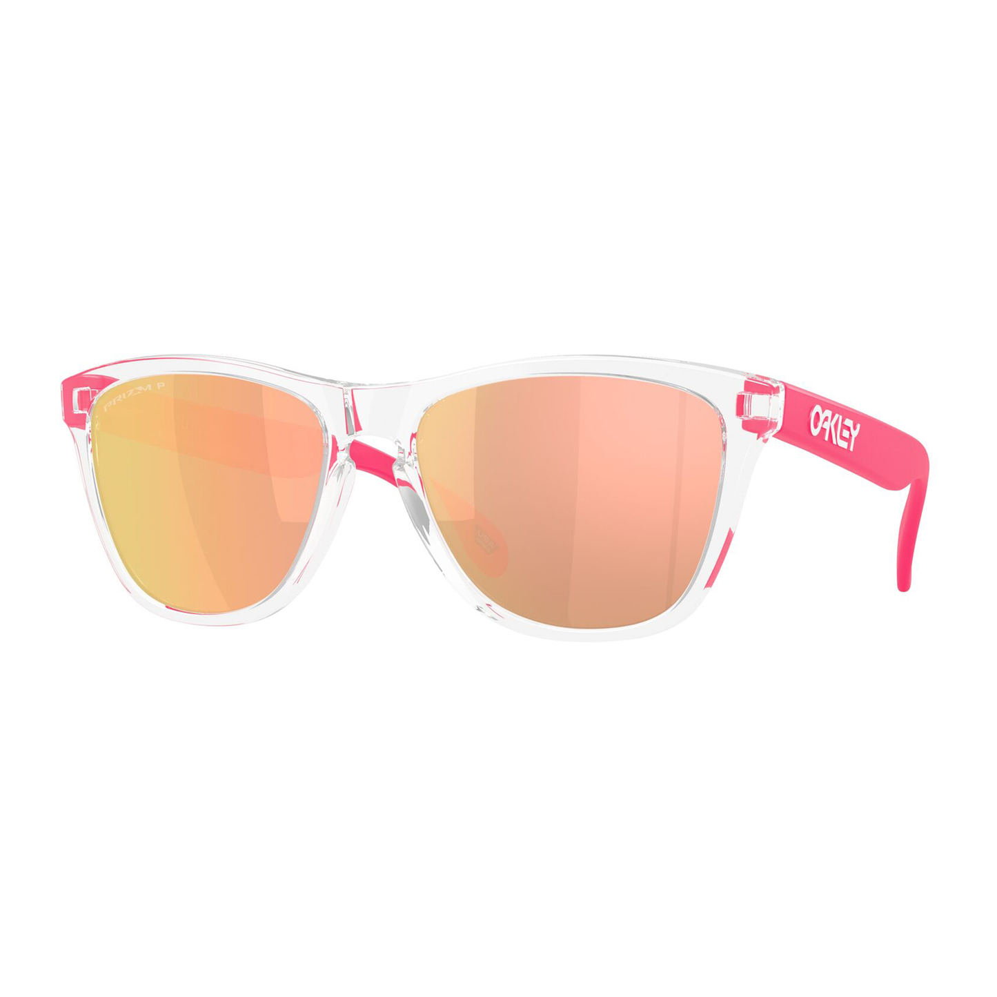 Oakley Frogskins Sunglasses (Clear) Prizm Rose Gold Lens