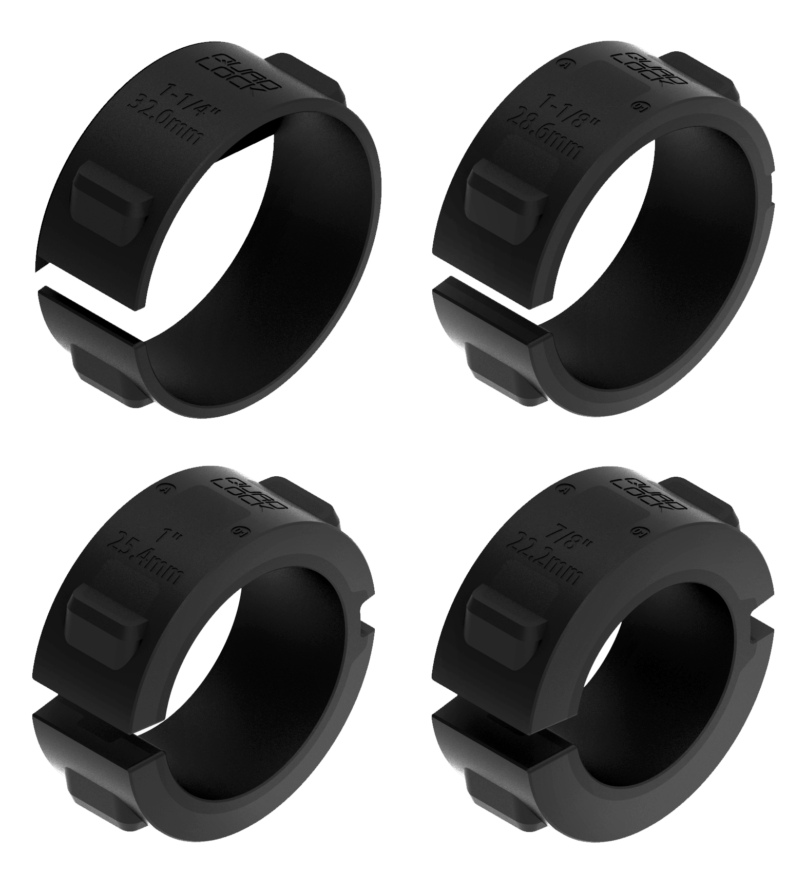 Quad Lock Replacement Bar Spacers Pro Motorcycle Handlebar Gear