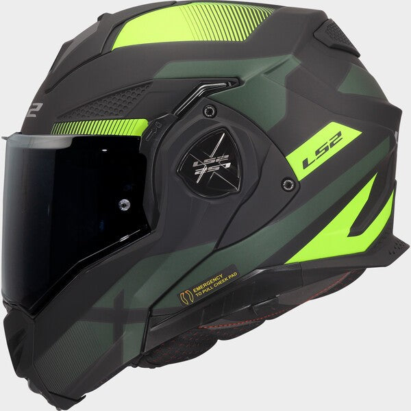 LS2 LS2 FF901 ADVANT X NOVA BLACK H-V YELLOW-06 - Front View